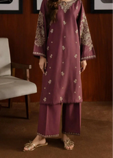 Grace Z-(S1279) - Stitched Embroidered 2pc Lawn Dress